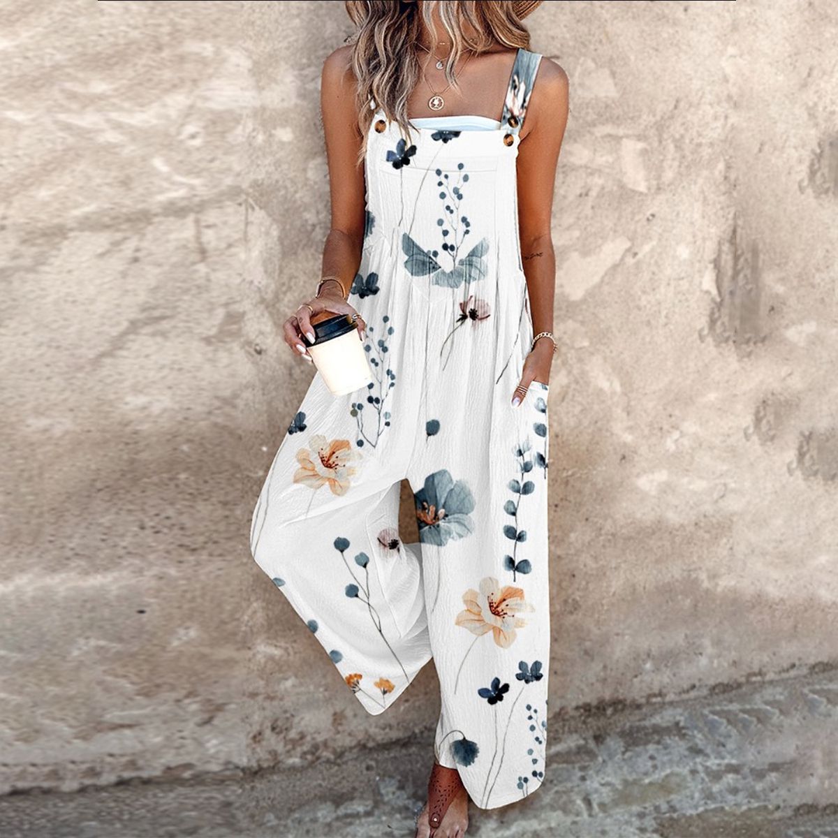 Felicia™ – Ärmlös sommarjumpsuit