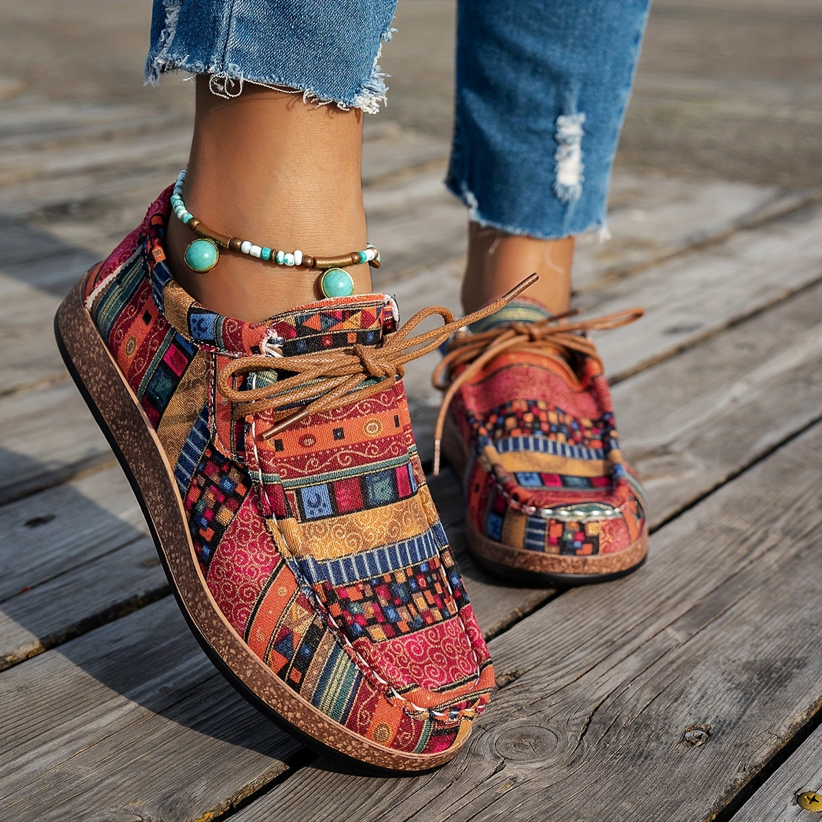 Annika™ – Färgglada och Bekväma Sneakers
