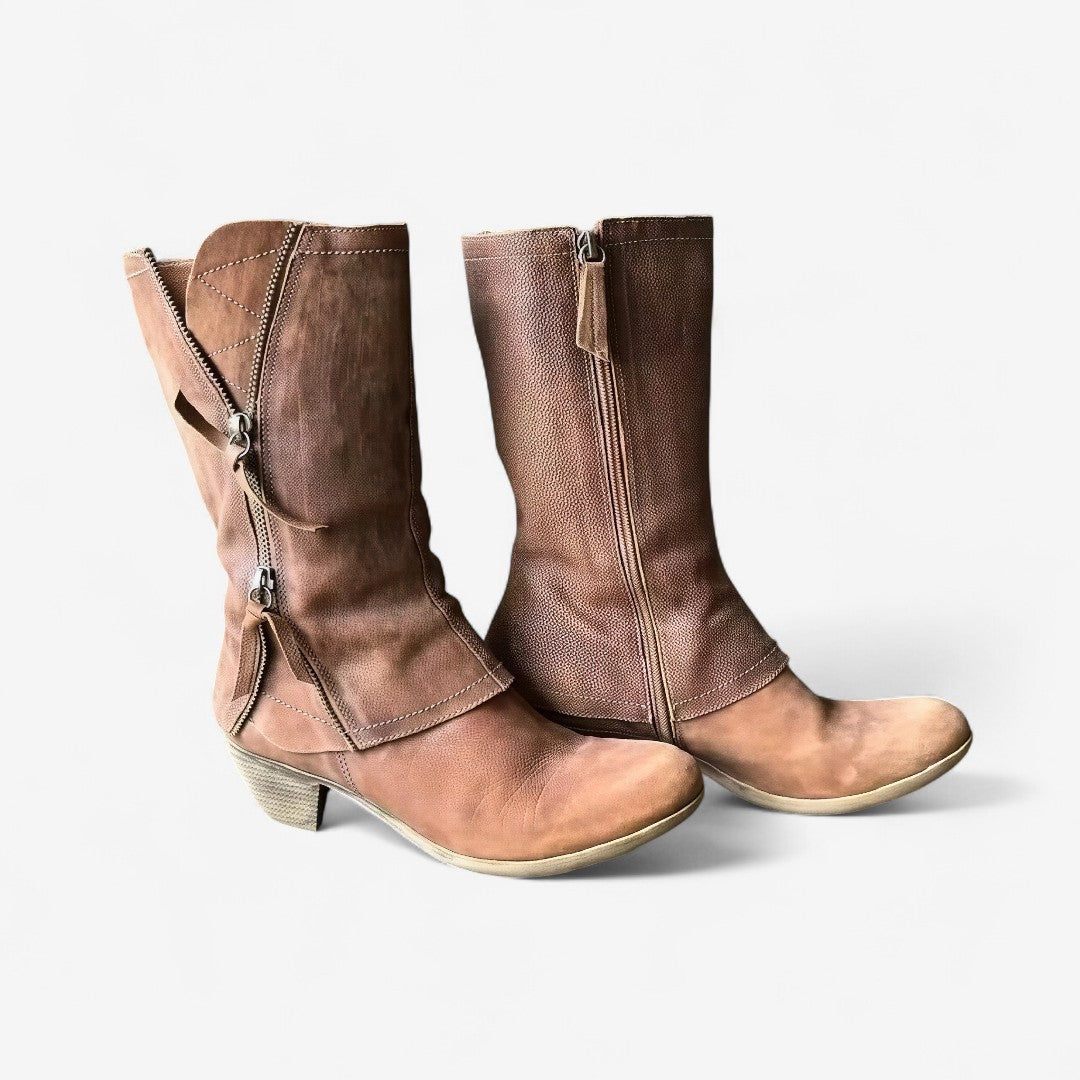 Vilhelmina™ – Klassiska höststövlar i vintagestil