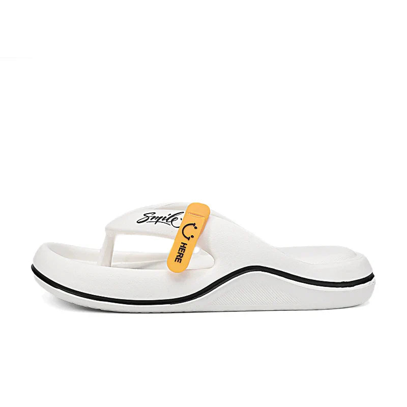 Coast™ – Mjuka herrtofflor med Smile-design
