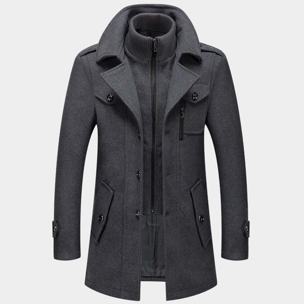 Valter™ – Elegant och Tidlös Vinterrock för Herr