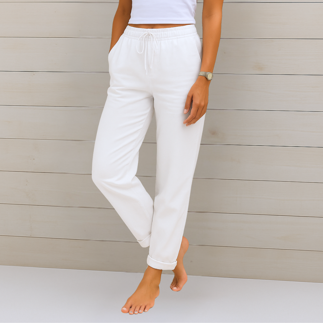 Signe™ – Svala Linnebyxor med Stretch