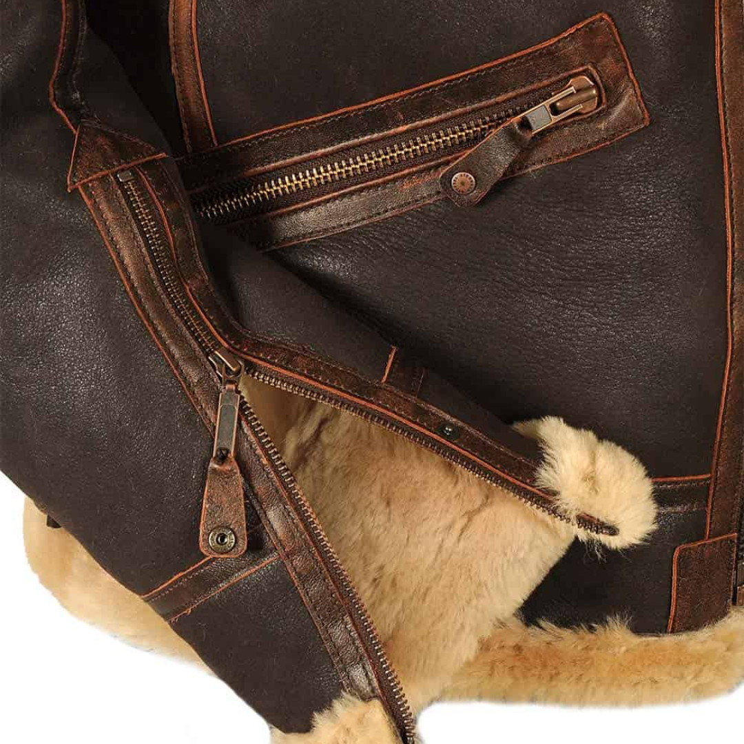 Sigfrid™ – Klassisk pilotjacka i äkta vintagestil