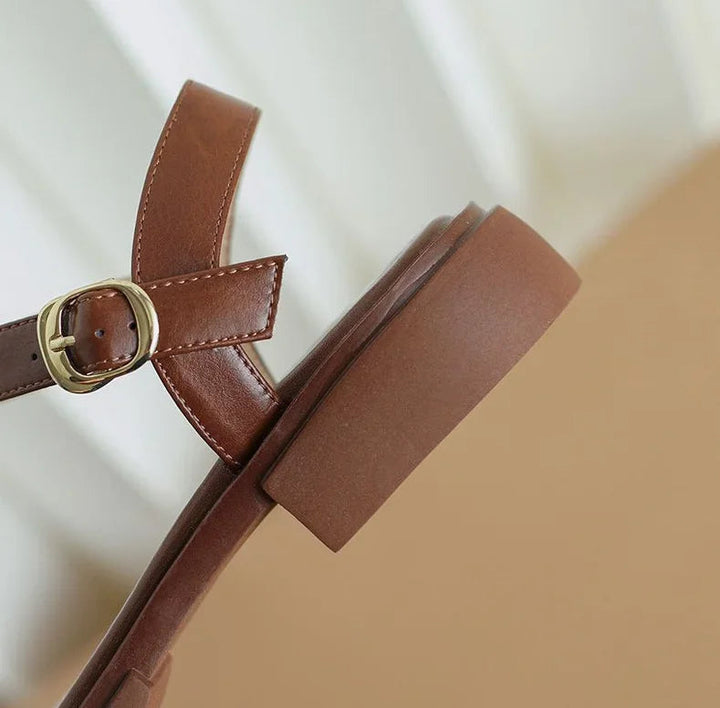 Mirtha™ – Stilrena lädersandaler för kvinnor