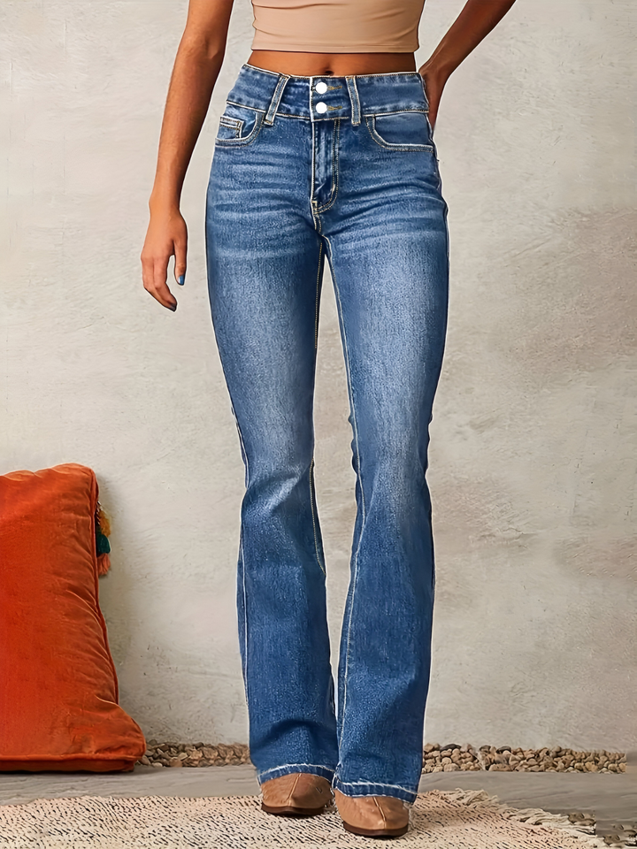 Isabel™ | High-Waisted Flared Jeans
