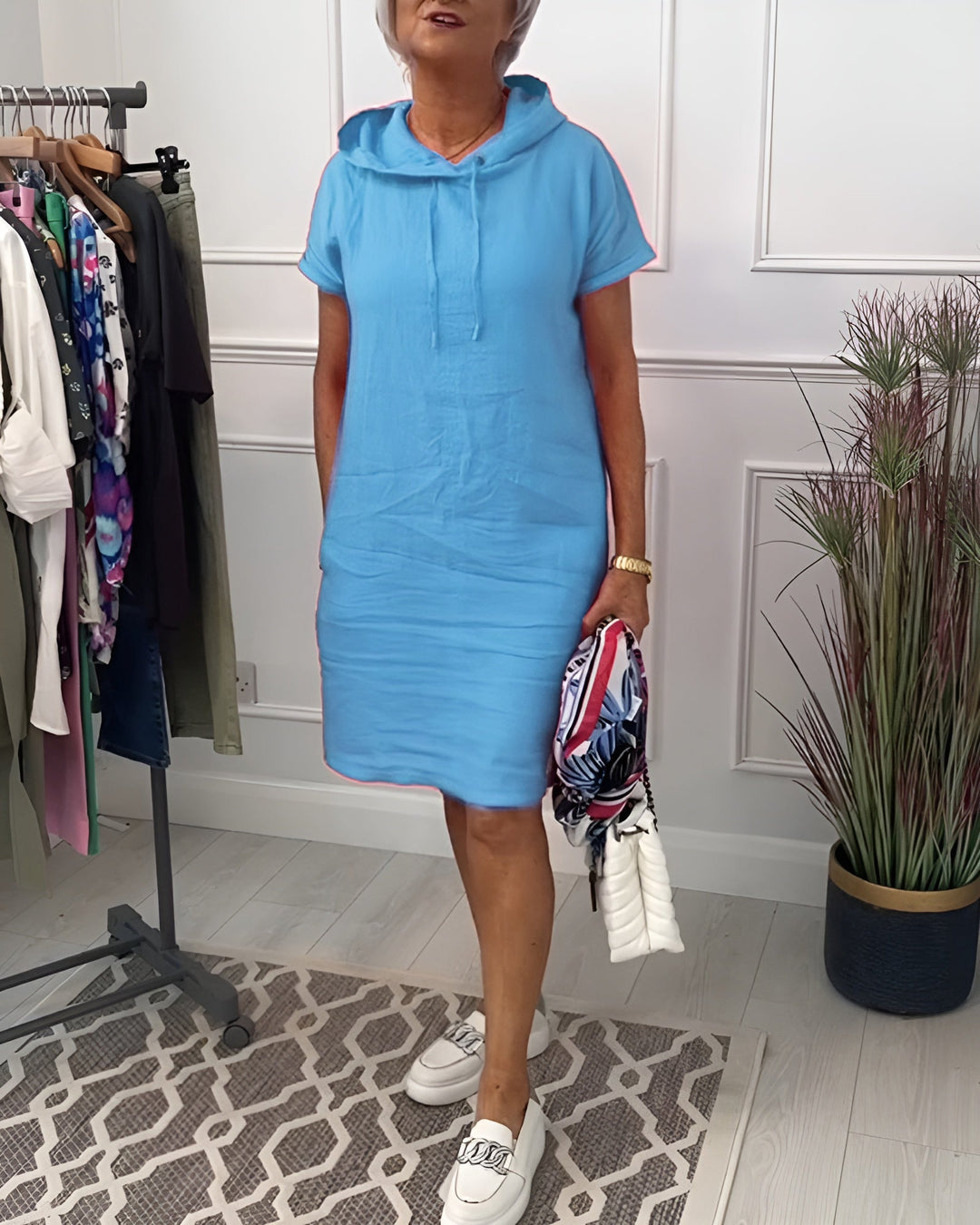 Patricia™ – Avslappnad hoodieklänning för kvinnor