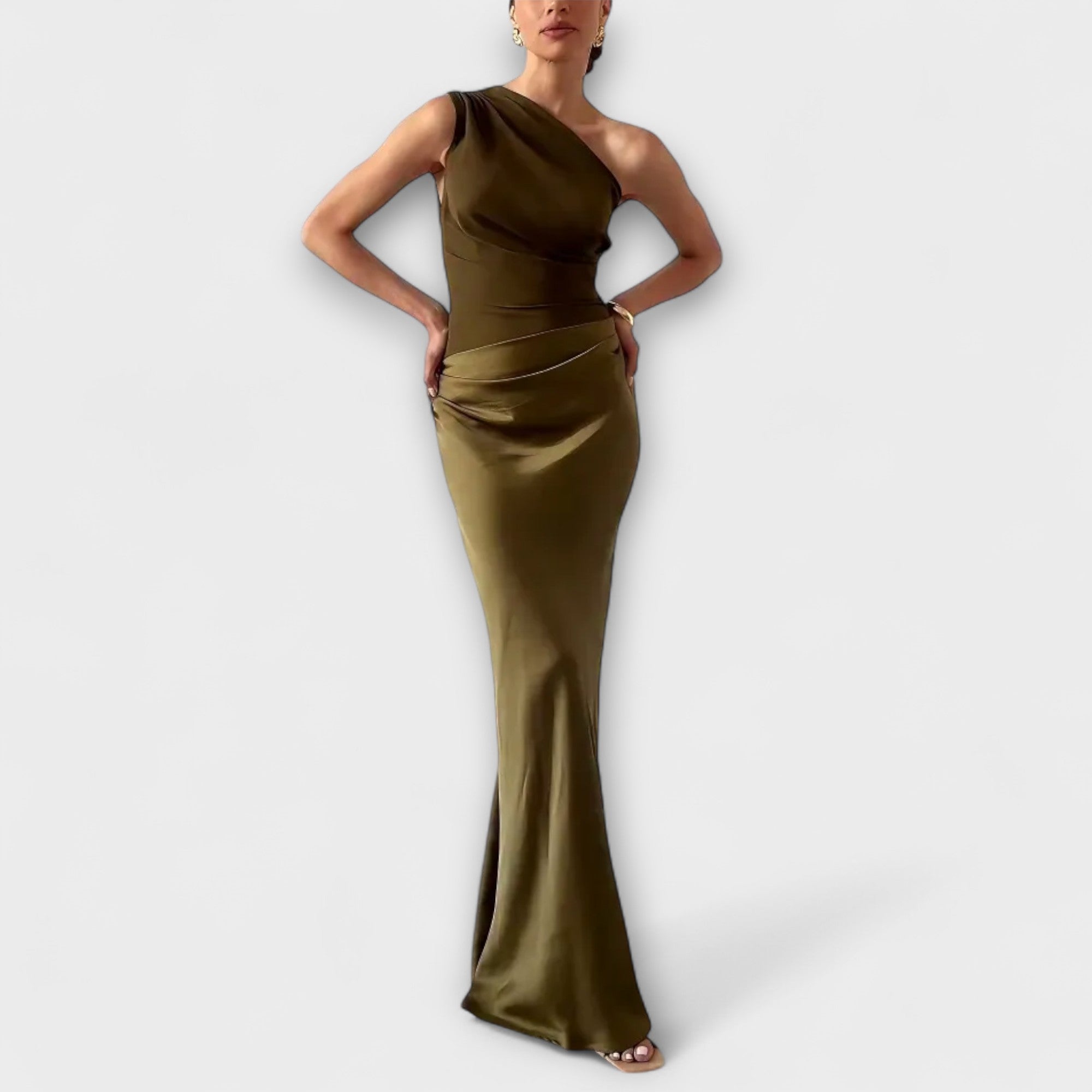 Almira™ – Enaxlad elegant maxiklänning