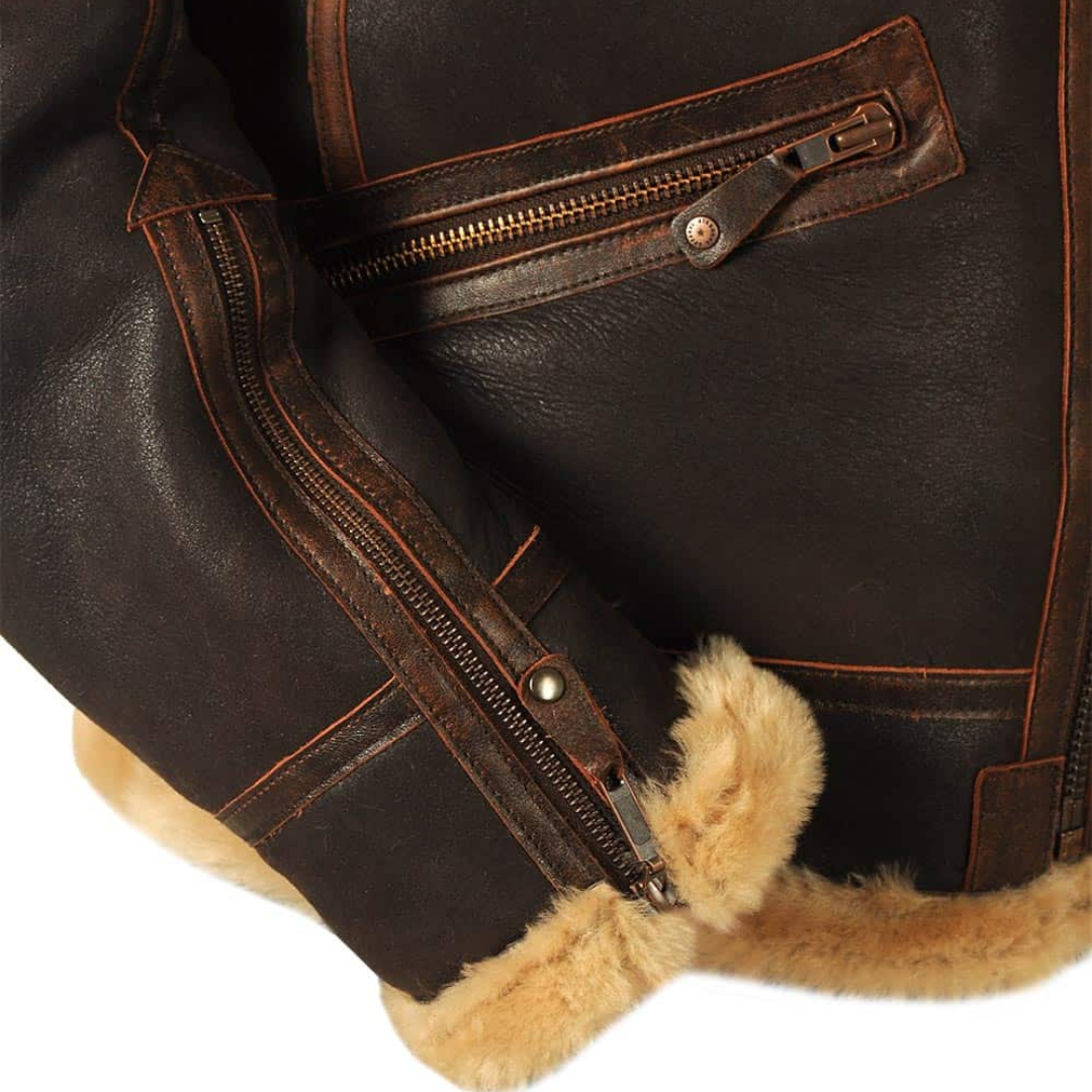 Sigfrid™ – Klassisk pilotjacka i äkta vintagestil