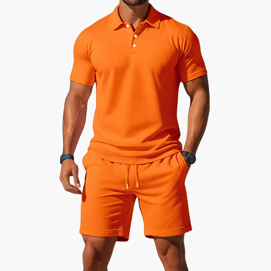 Julius™ – Stilig Sommarset med Polotröja