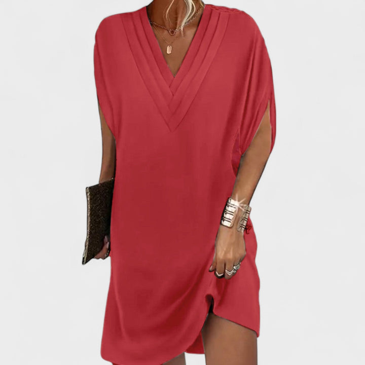 Helena™ – Elegant klänning med öppna ärmar