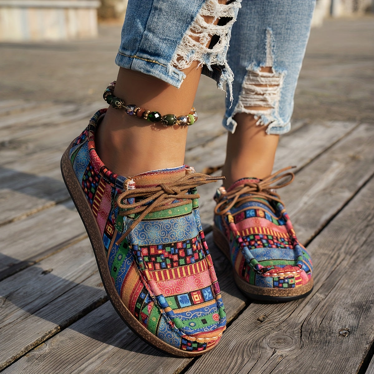 Annika™ – Färgglada och Bekväma Sneakers
