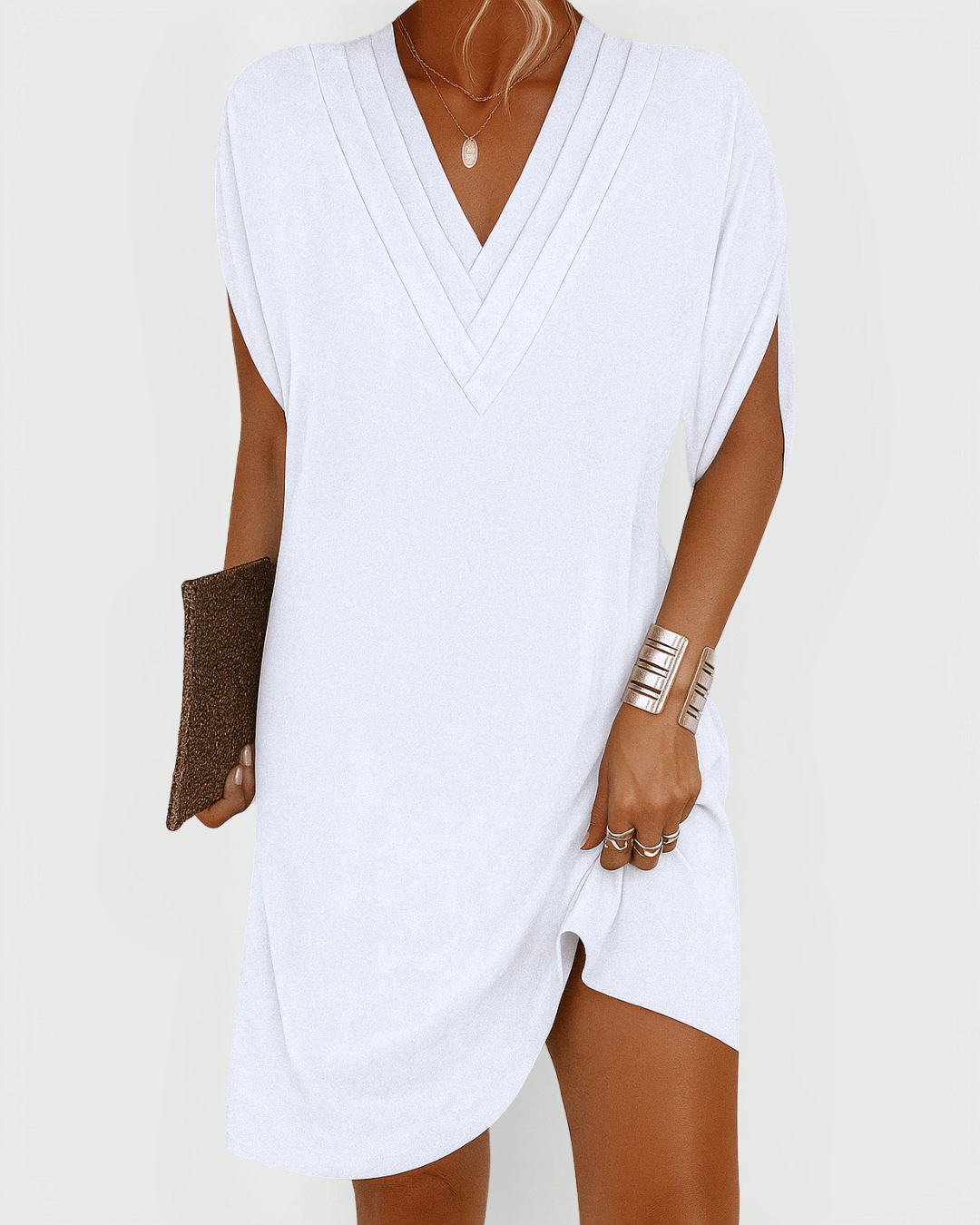 Sangrid™ – Elegant sommarklänning med mjuk V-detalj