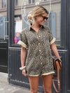 Ingrid™ – Skjortklänning med leopardmönster