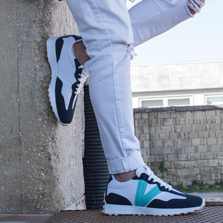 Mattis™ – Sportiga sneakers i mocka och mesh