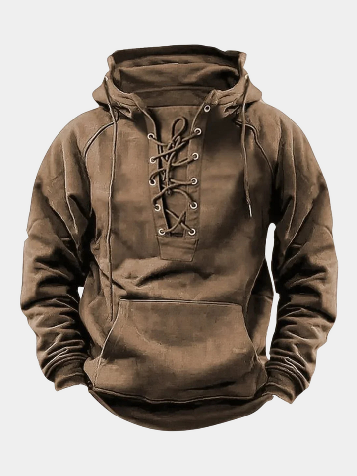 Göte™ – Slitstark Hoodie med Snörning