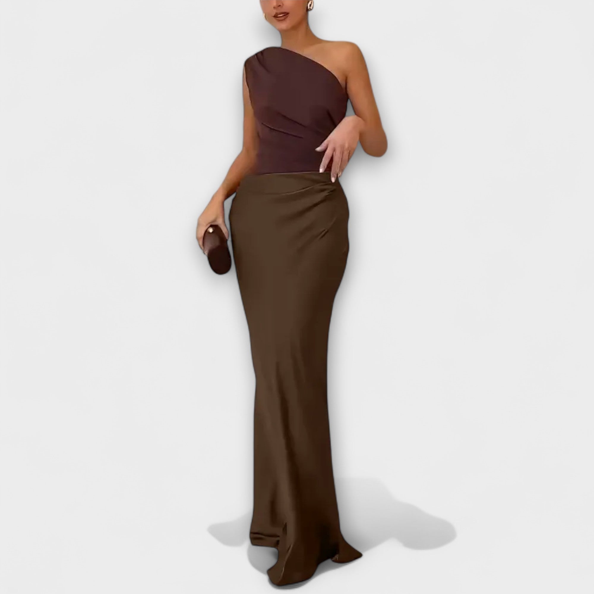 Almira™ – Enaxlad elegant maxiklänning