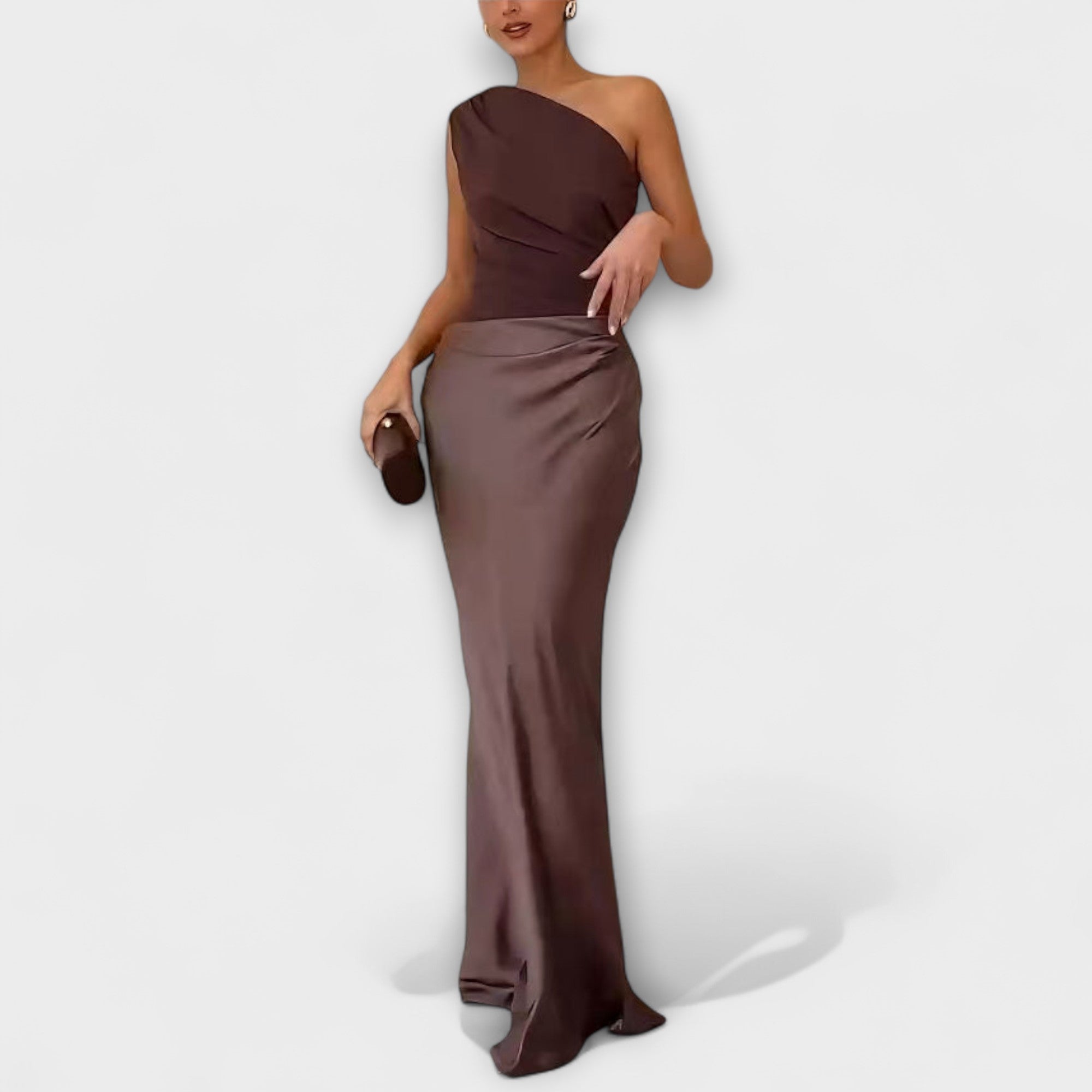 Almira™ – Enaxlad elegant maxiklänning