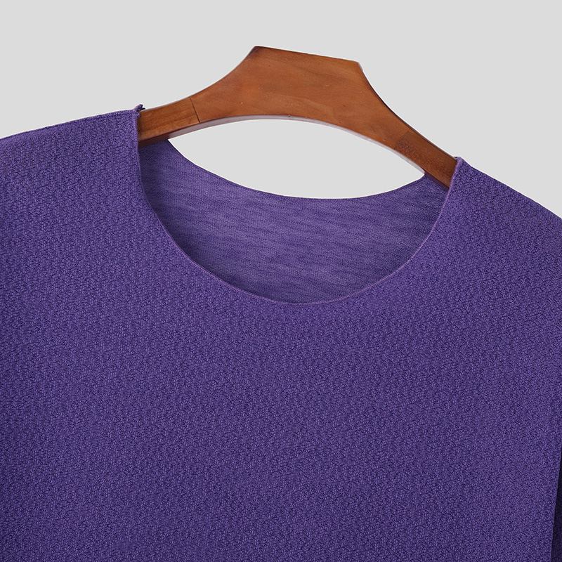 Rickard™ – Långärmad T-shirt i Tunn och Andningsbar Bomull