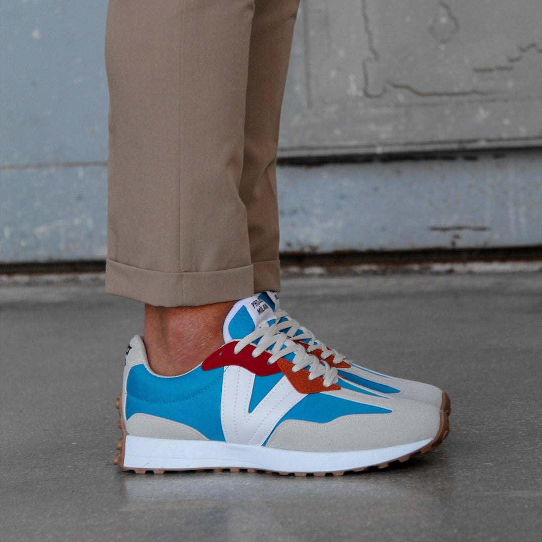 Mattis™ – Sportiga sneakers i mocka och mesh