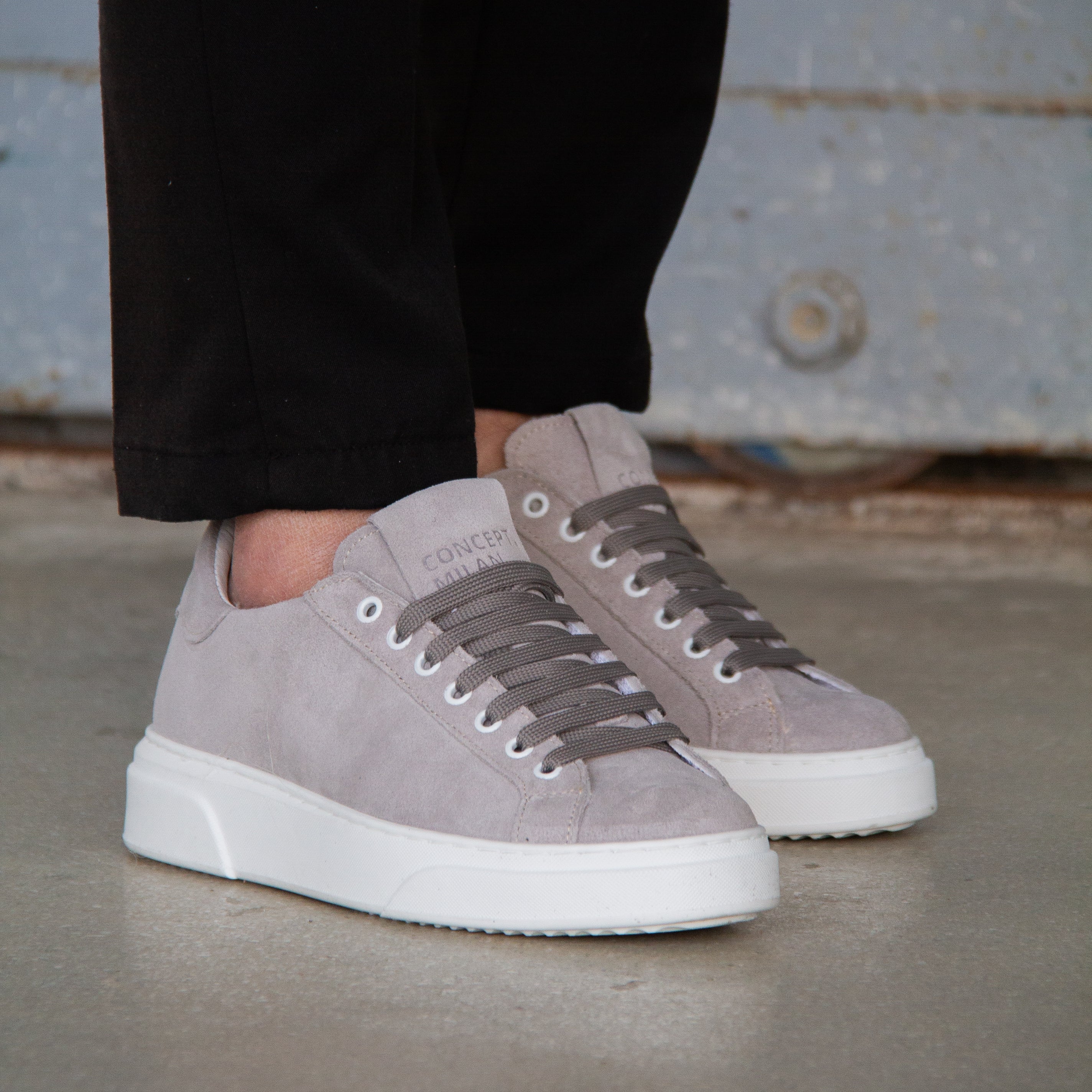 Ivar™ – Vita sneakers i äkta läder