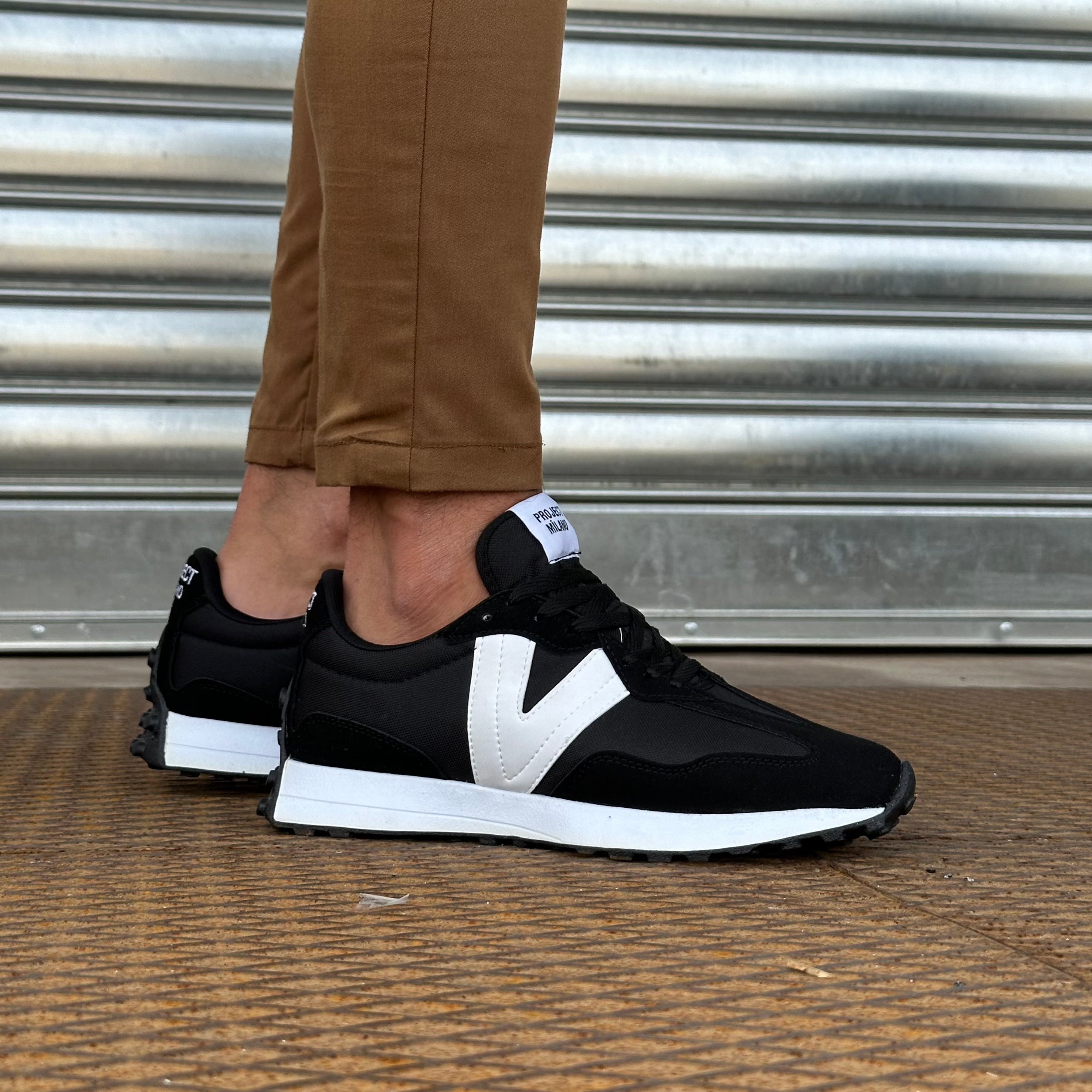 Mattis™ – Sportiga sneakers i mocka och mesh