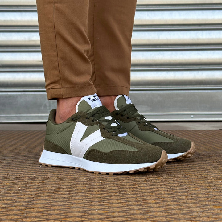 Mattis™ – Sportiga sneakers i mocka och mesh