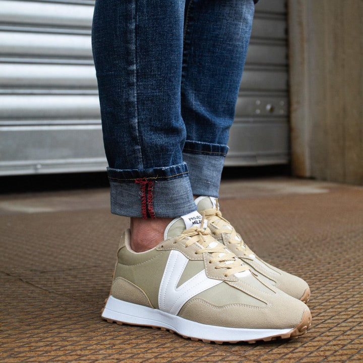 Mattis™ – Sportiga sneakers i mocka och mesh