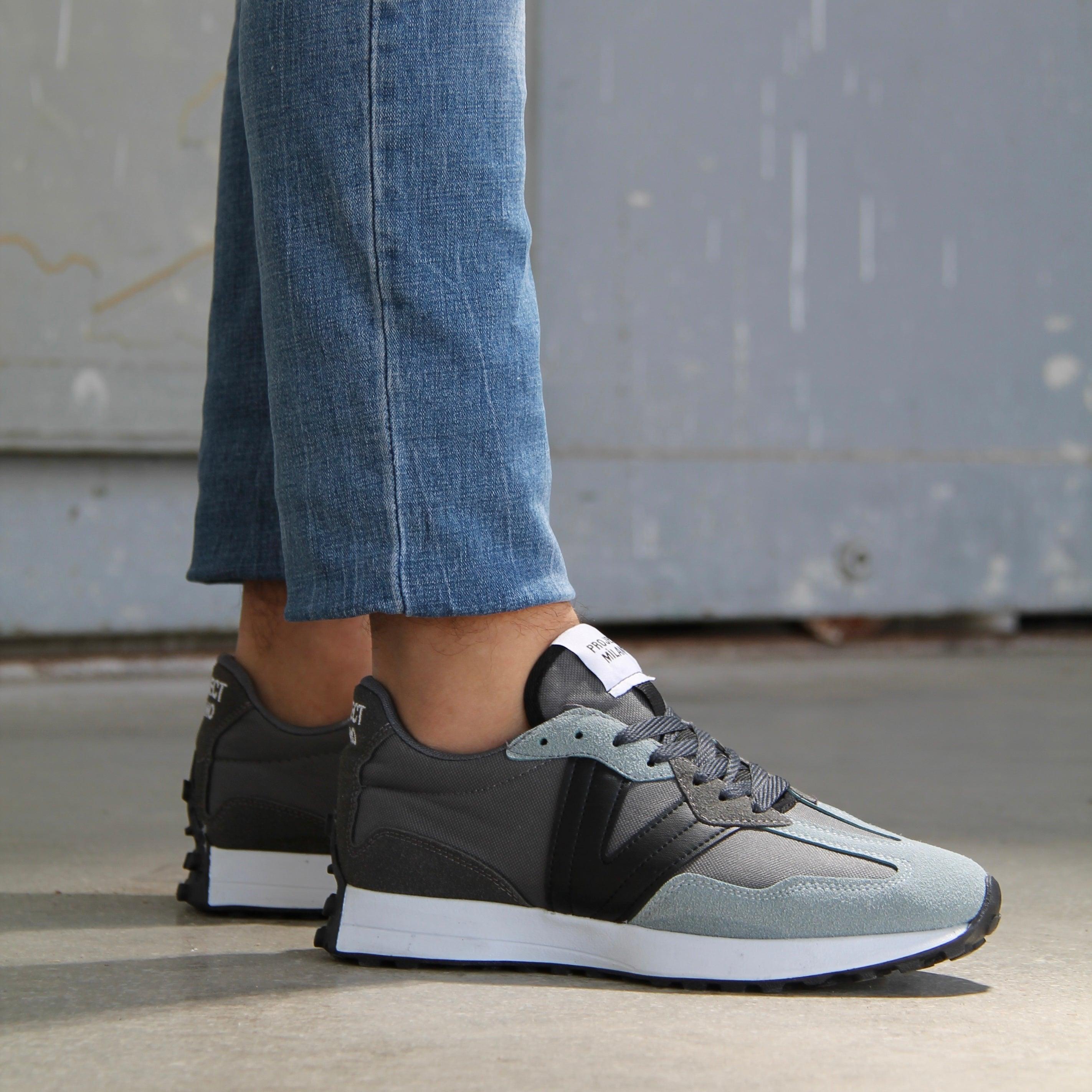 Mattis™ – Sportiga sneakers i mocka och mesh