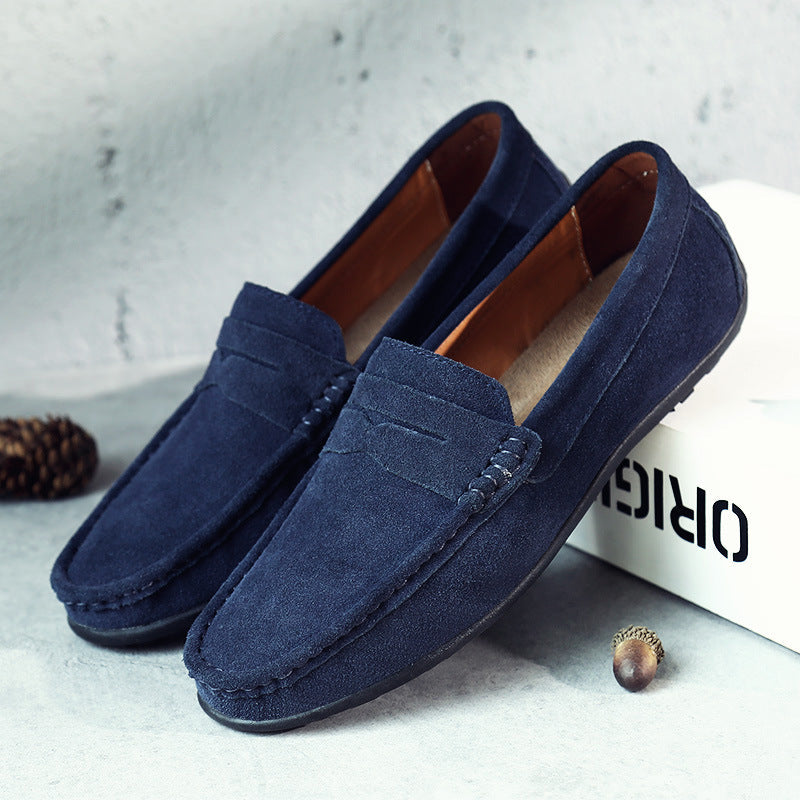 Christian™ – Retro loafers i mocka för män