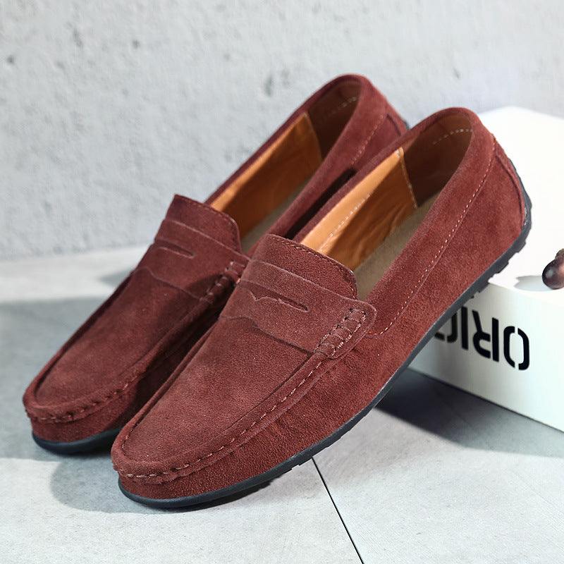 Christian™ – Retro loafers i mocka för män