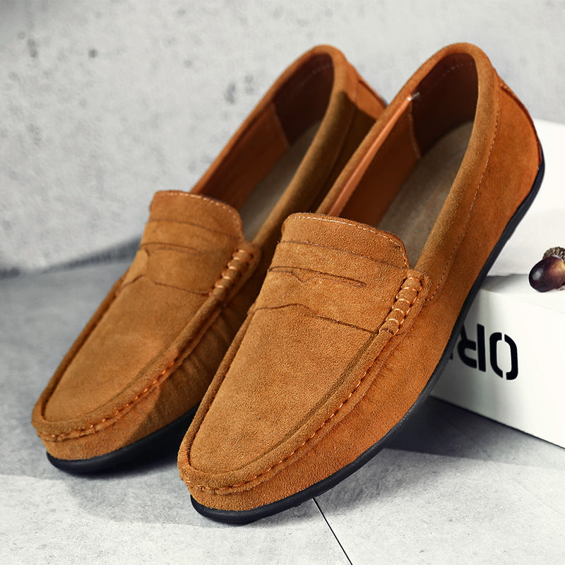 Christian™ – Retro loafers i mocka för män