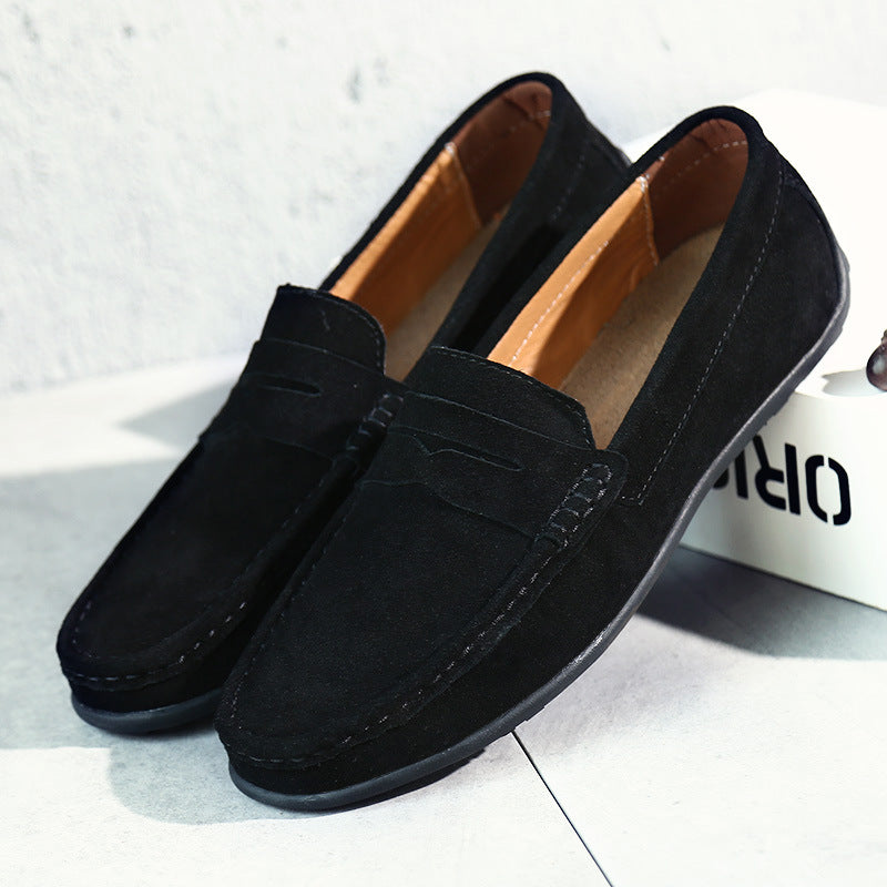 Christian™ – Retro loafers i mocka för män