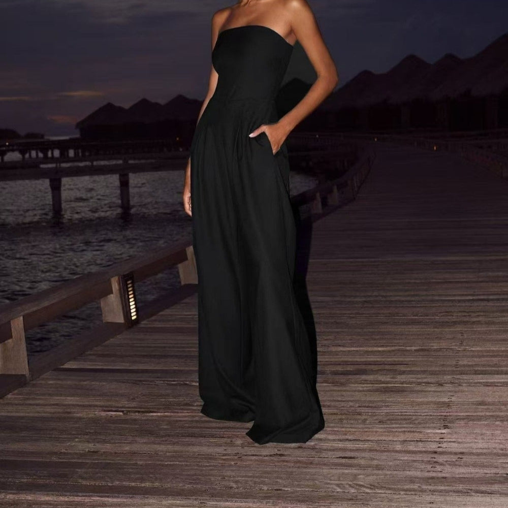 Tilde™ – Elegant axelbandslös byxdress