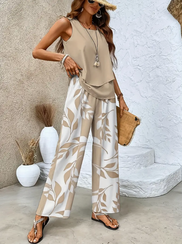 Celina™ – Tvådelad Sommarlook med Klass