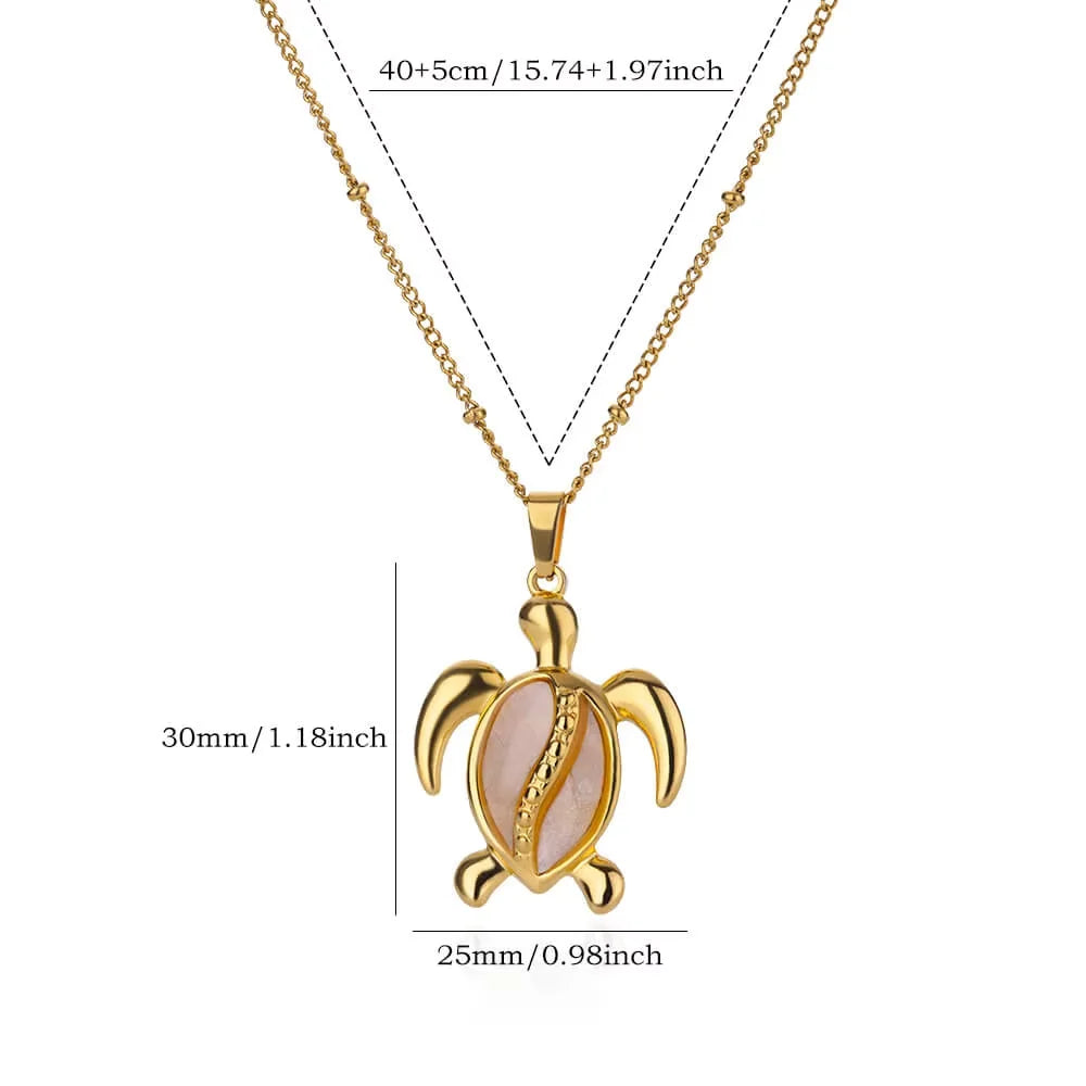 Mirielle™ – Halsband med sköldpaddshänge