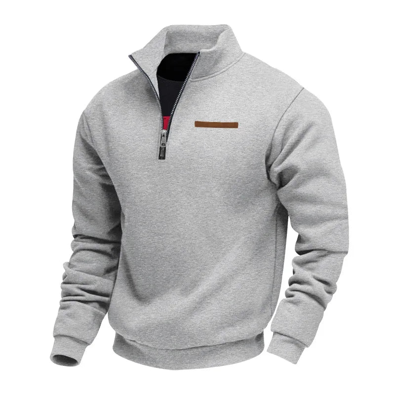 Eskil™ – Fleece Sweatshirt med Halvdragkedja