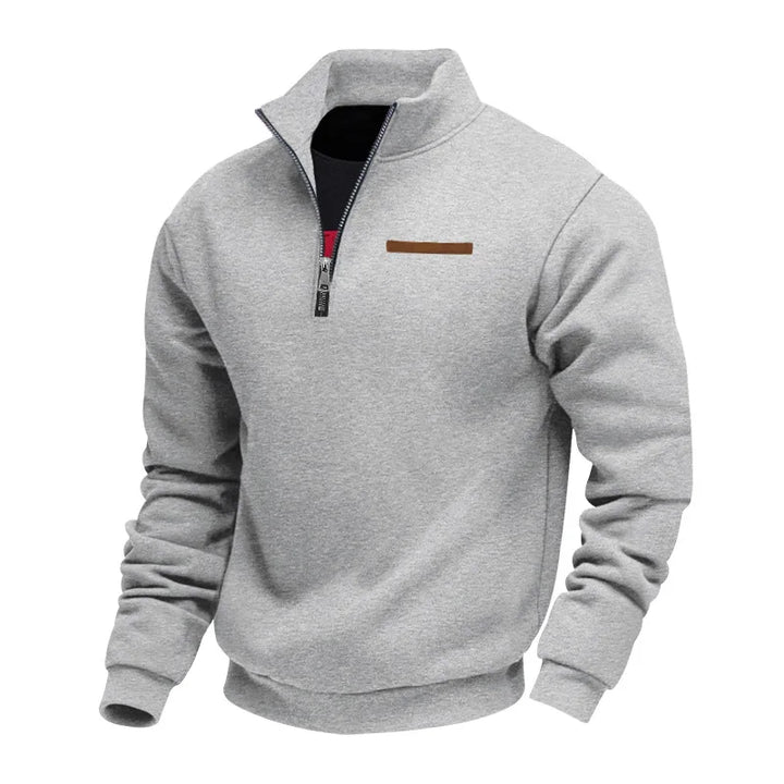 Eskil™ – Fleece Sweatshirt med Halvdragkedja