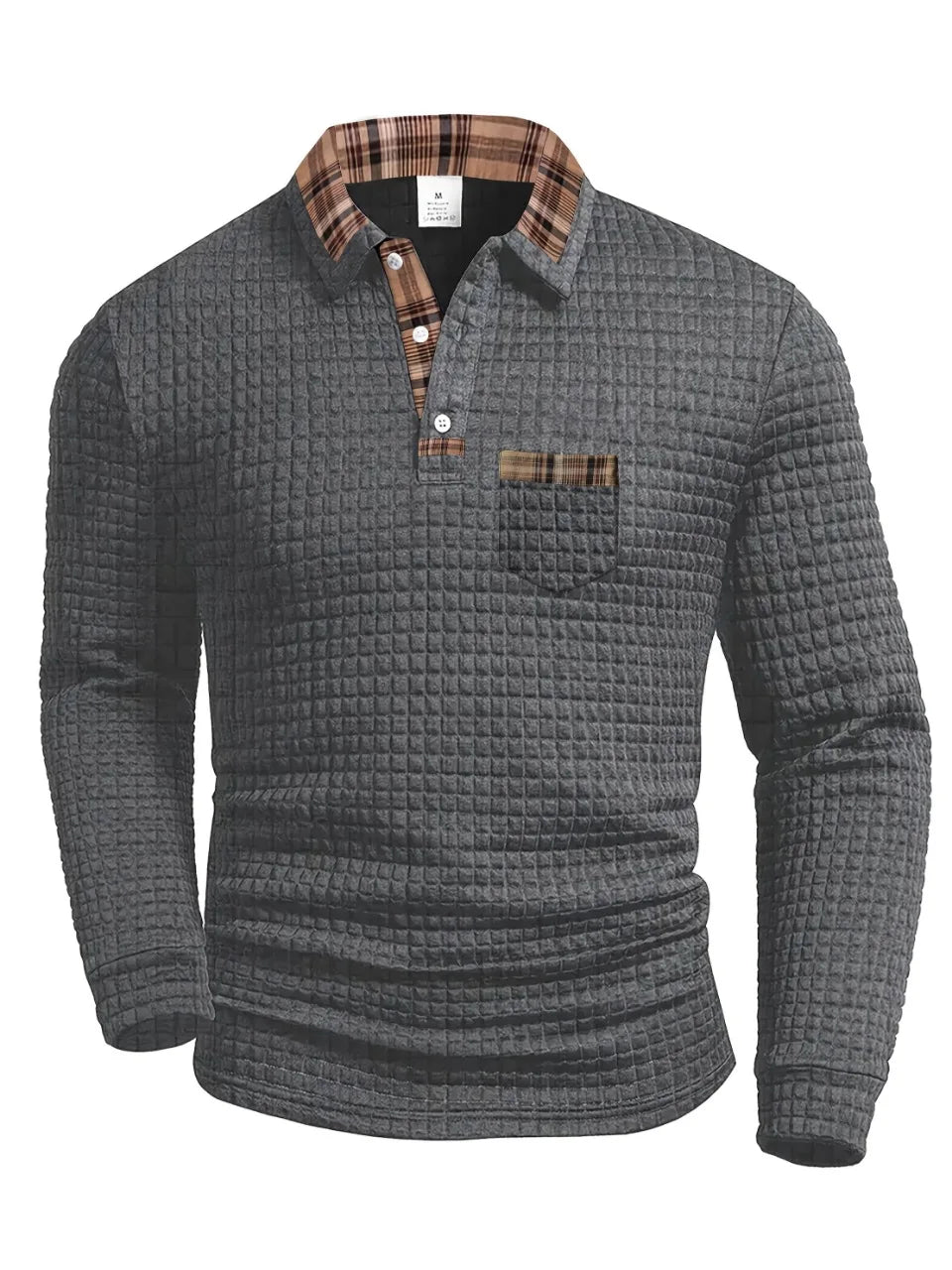 Birger™ – Rutmönstrad pikétröja med tidlös stil
