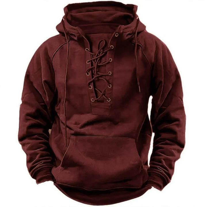 Göte™ – Slitstark Hoodie med Snörning