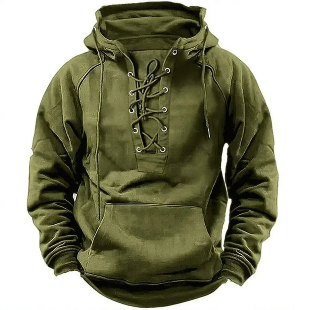 Göte™ – Slitstark Hoodie med Snörning