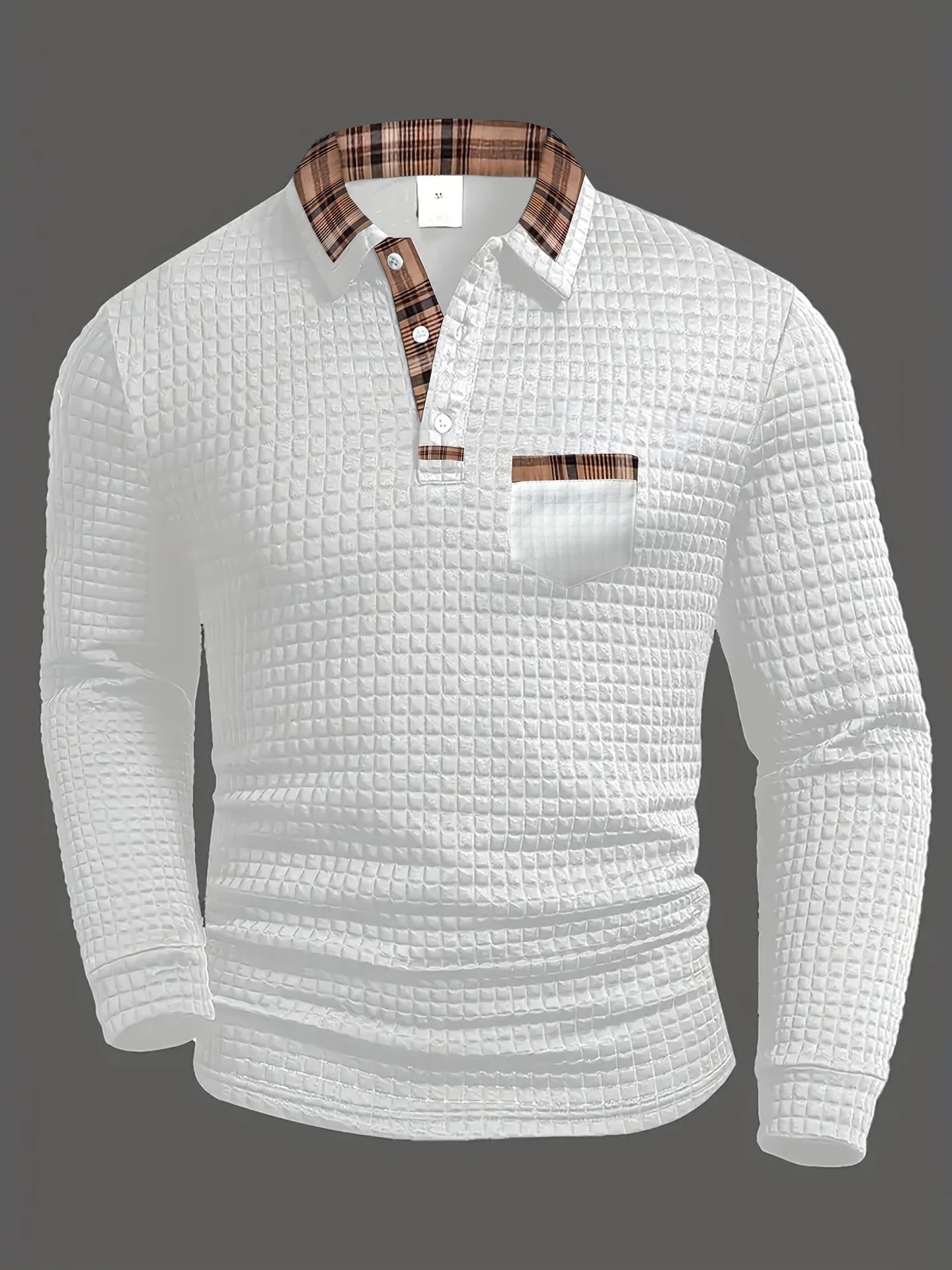 Birger™ – Rutmönstrad pikétröja med tidlös stil