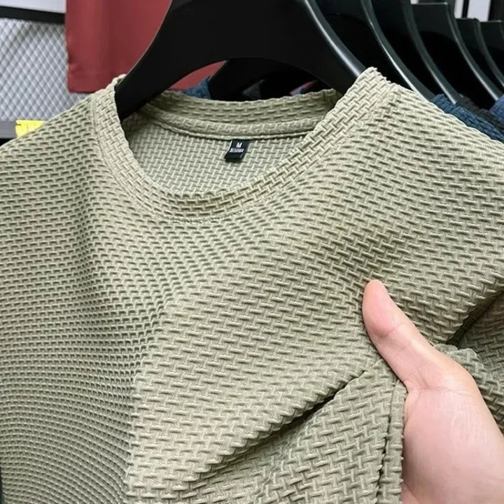 Tobben™ – Stilren T-shirt med Modern Struktur