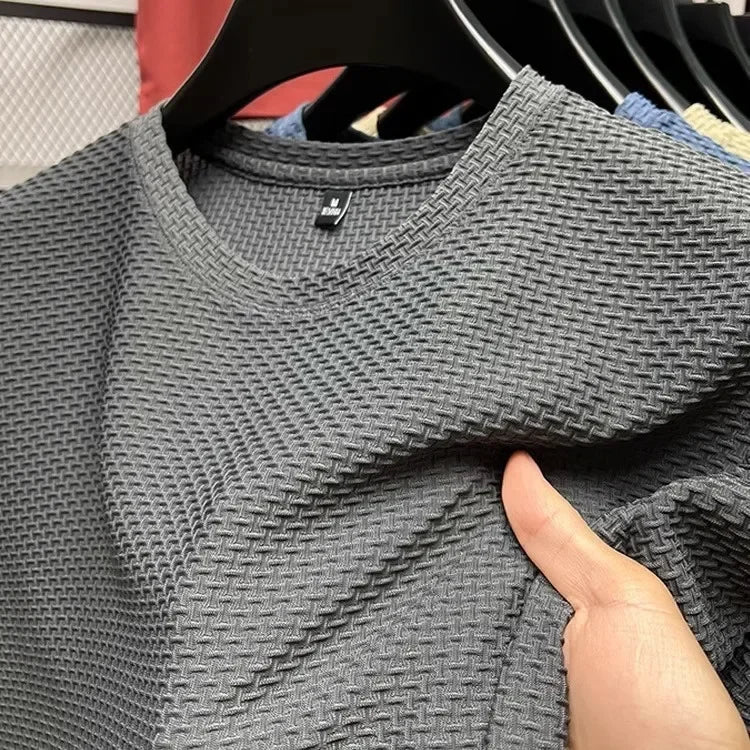 Tobben™ – Stilren T-shirt med Modern Struktur