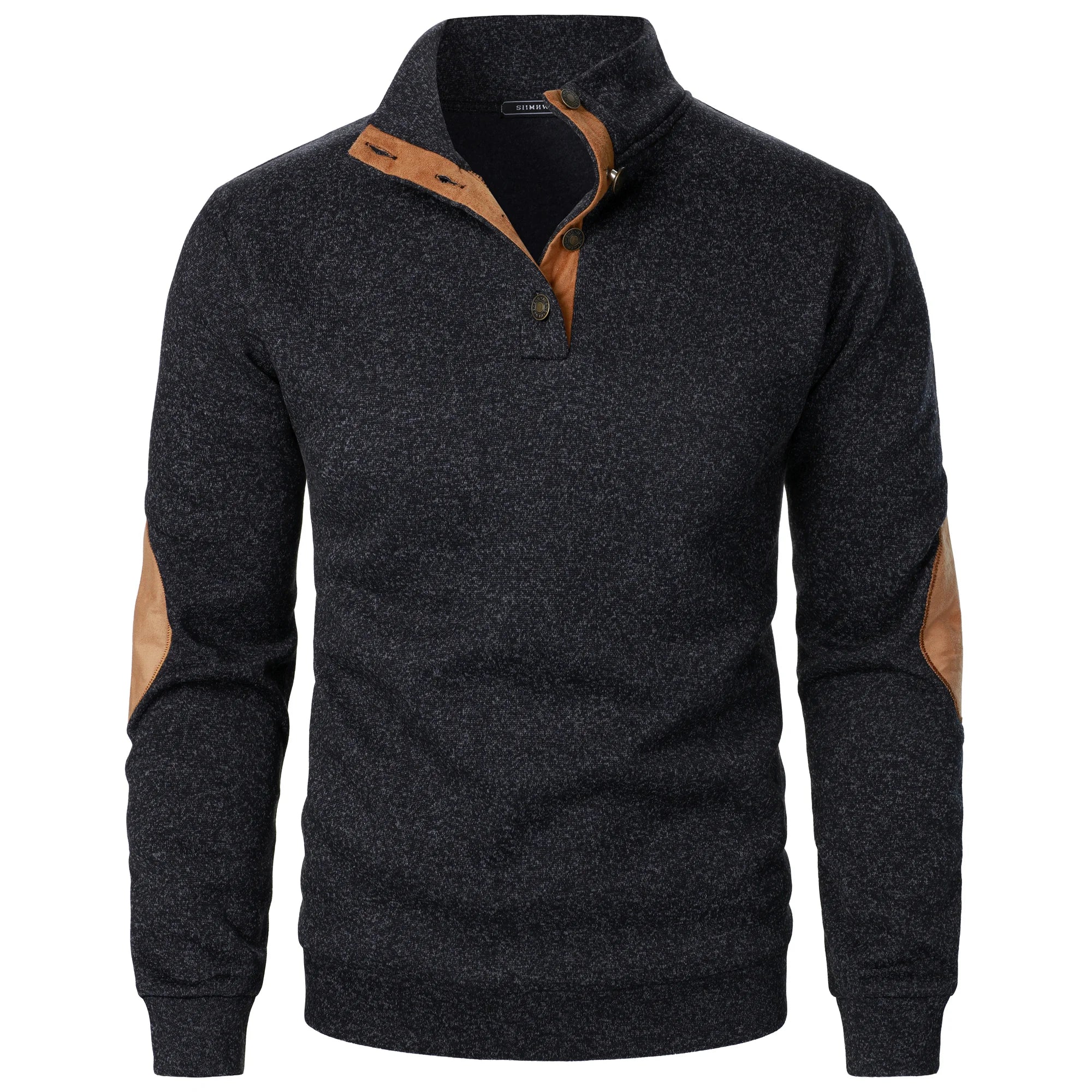 Yngve™ – Stickad herrtröja med chunky detaljer