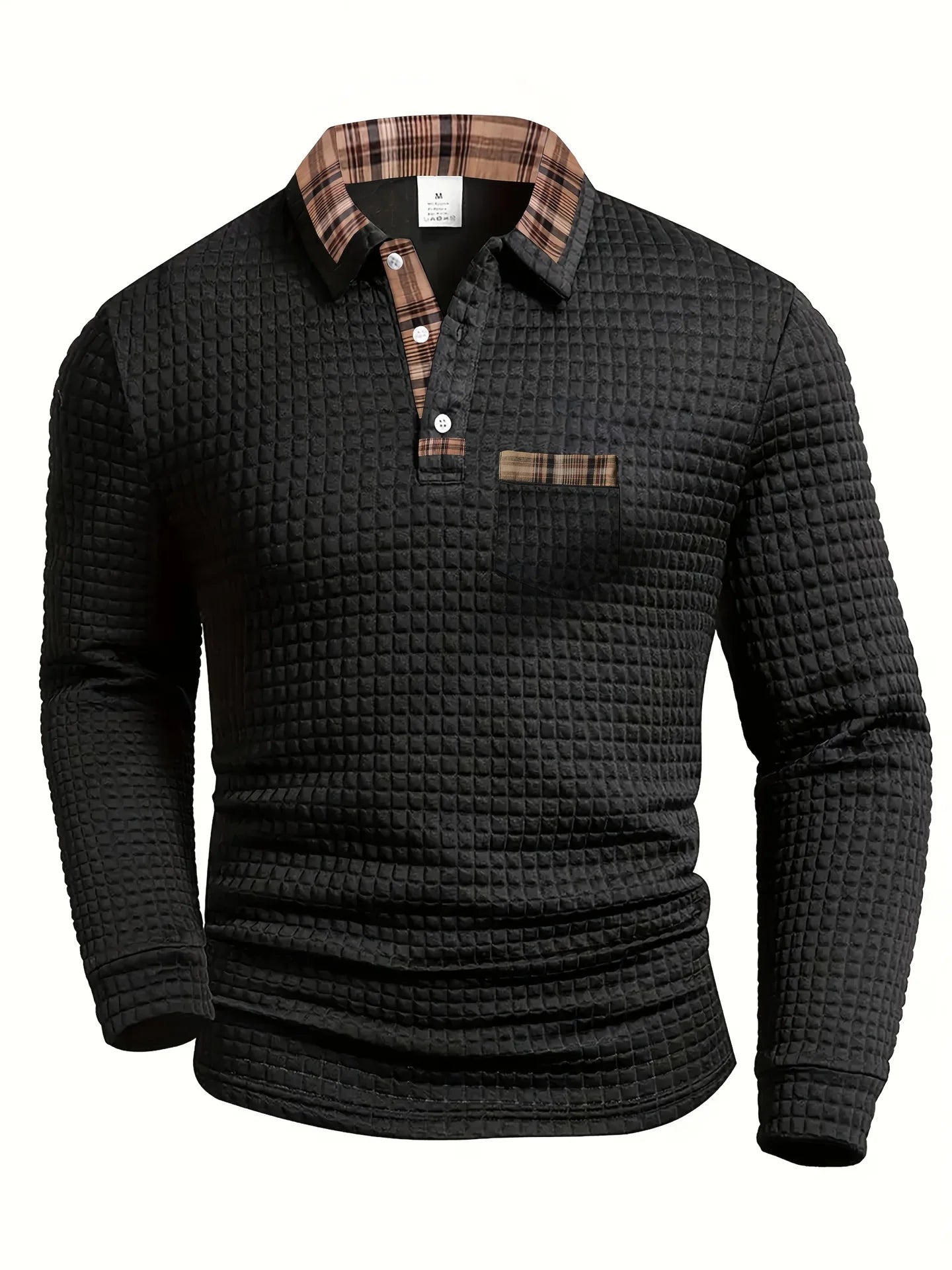 Birger™ – Rutmönstrad pikétröja med tidlös stil