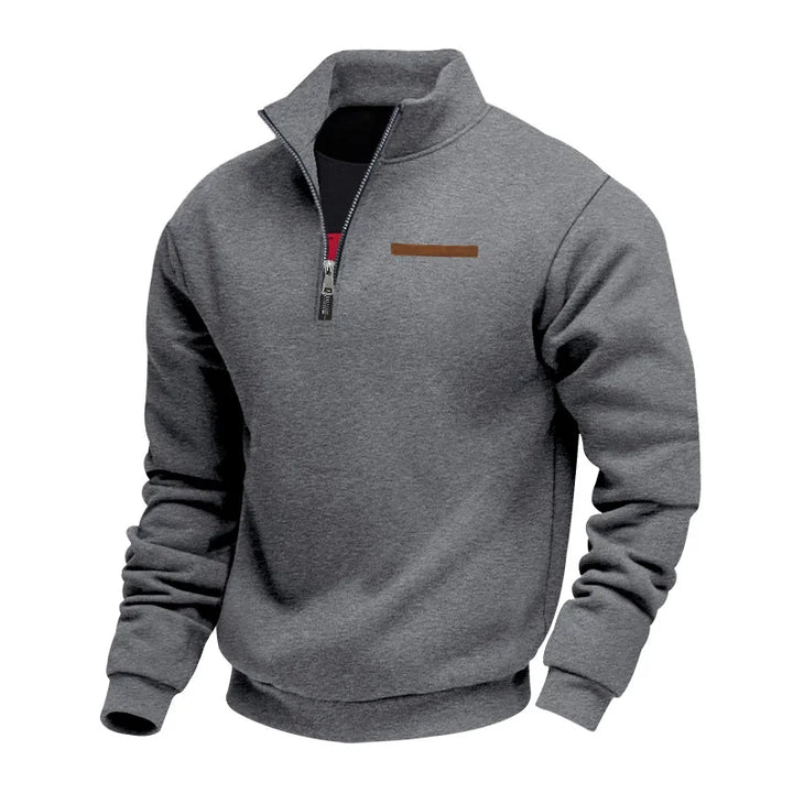 Eskil™ – Fleece Sweatshirt med Halvdragkedja