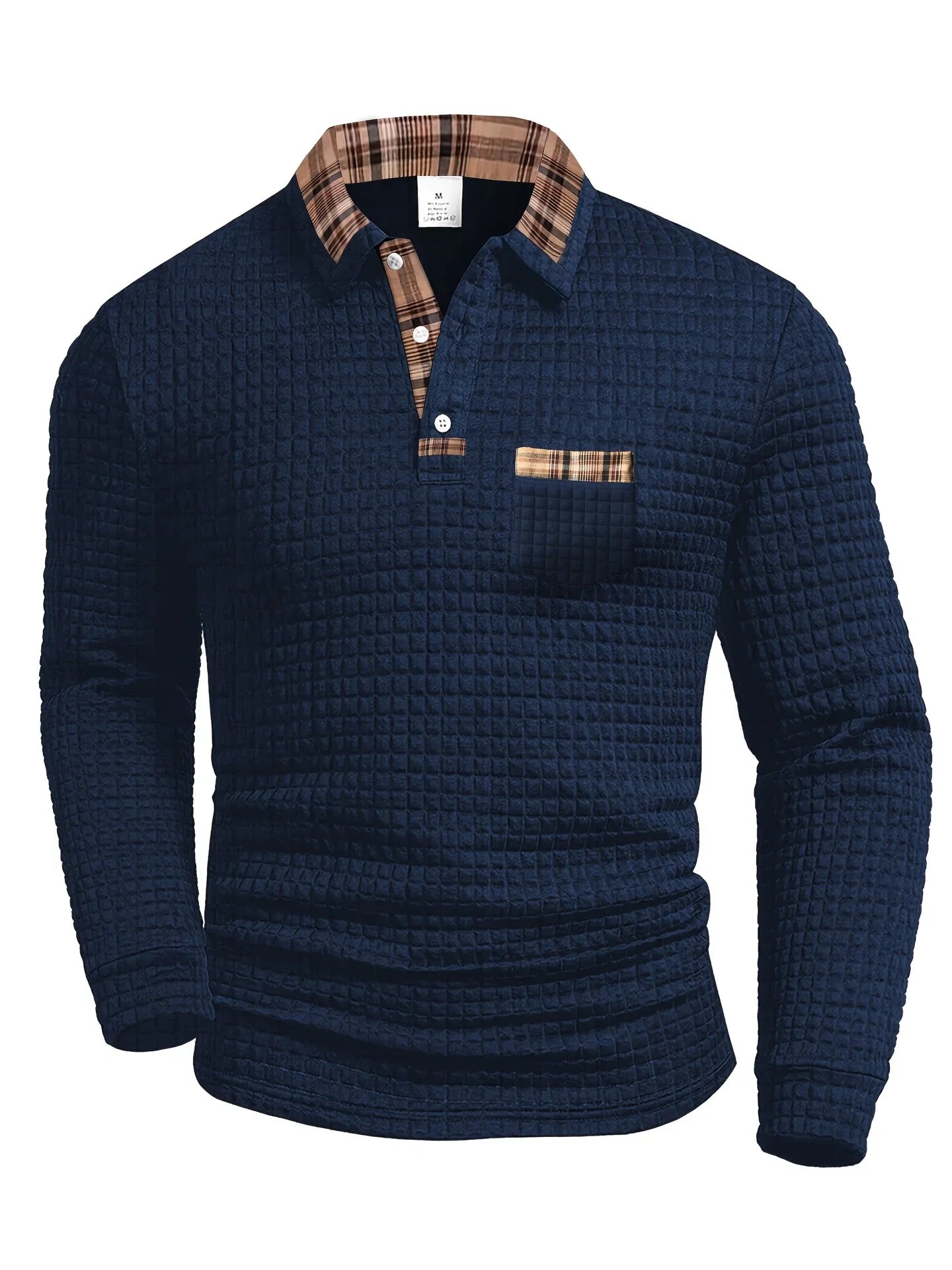 Birger™ – Rutmönstrad pikétröja med tidlös stil