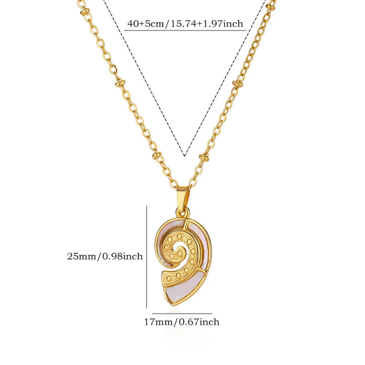 Mirielle™ – Halsband med sköldpaddshänge