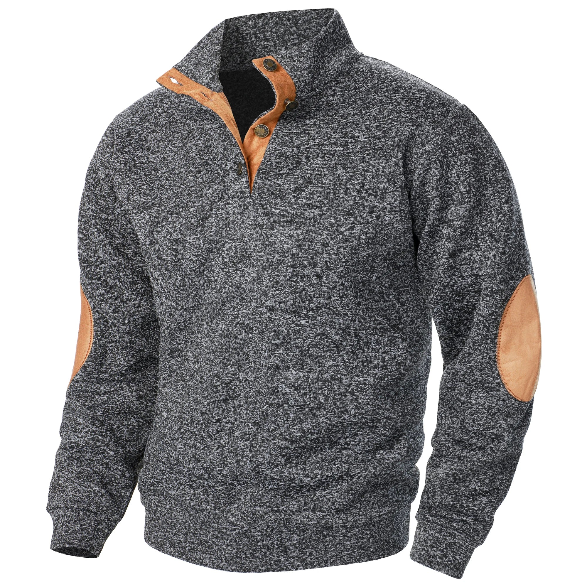 Yngve™ – Stickad herrtröja med chunky detaljer