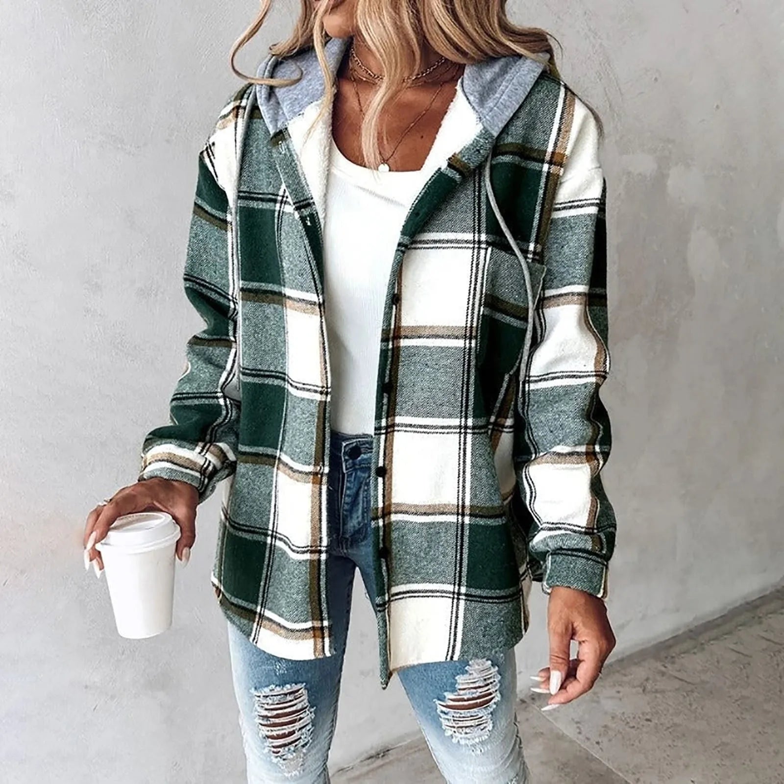 Paulina™ – Flanelljacka med avslappnad och trendig stil
